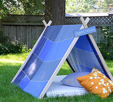 19 DIYs That Will Take Your Camping Trip to the Next Level | Diy tent, A frame tent, Backyard tent