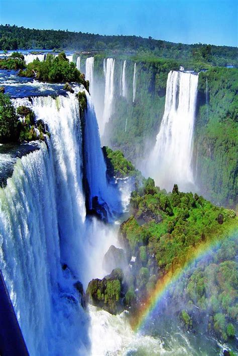 Iguazu Falls at Iguazu National Park, Argentina. | Iguazu national park, Beautiful waterfalls ...