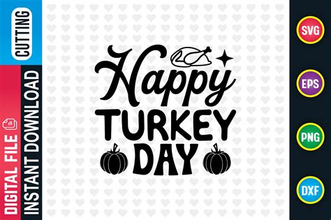 Happy Turkey Day Graphic by DesignAttend · Creative Fabrica