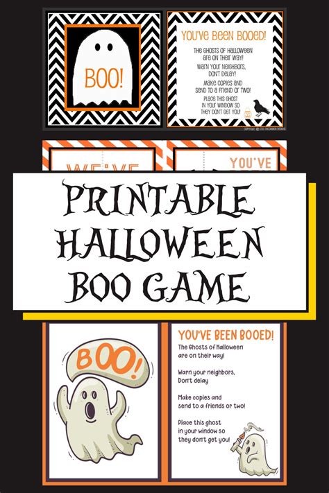 6 Best Printable Halloween Boo Game - printablee.com