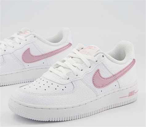 Nike Air Force 1 Ps Trainers White Pink Glaze - Unisex