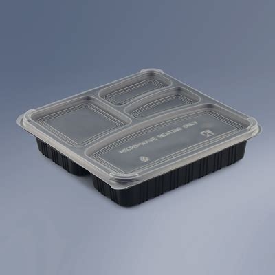 4 Compartments Lunch Box MTP Packaging