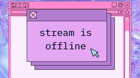 Twitch Offline Banner Pink Retro Computer Screen, Stream is Offline ...