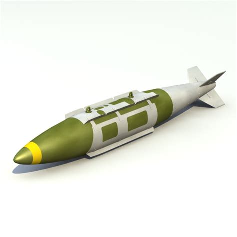 GBU-31 Mk 84 JDAM Bomb 3D Model OBJ 3DS FBX LWO LW LWS BLEND - CGTrader.com