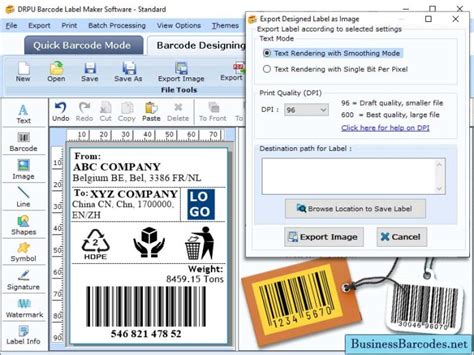 Barcode Label Designing Application - Download & Review