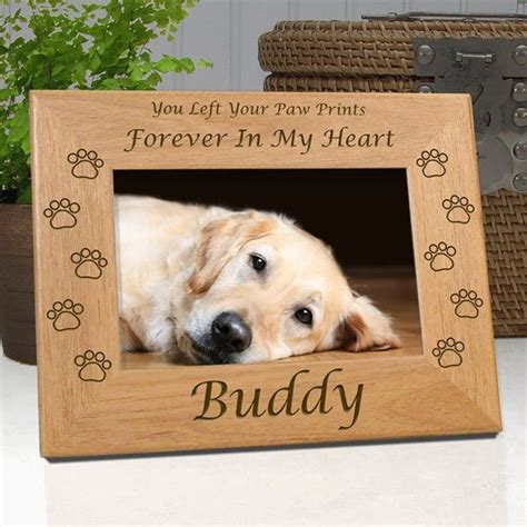 Pet Memorial Frame Personalized by etchedinmyheart1 on Etsy