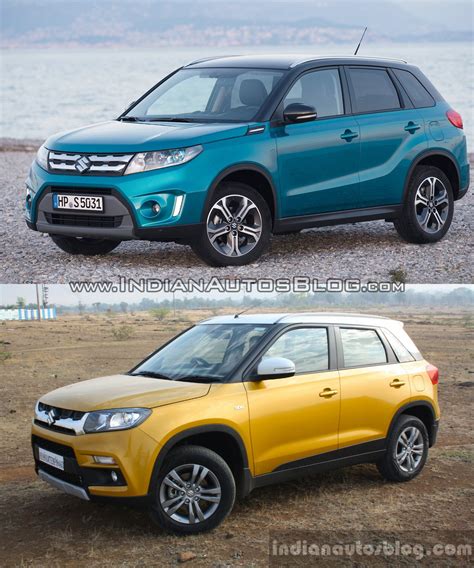 Suzuki Vitara vs. Maruti Suzuki Vitara Brezza - In Images