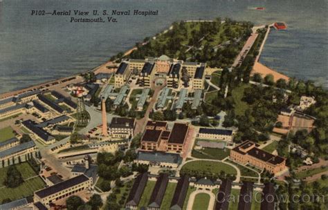 Aerial View US Naval Hospital Portsmouth, VA