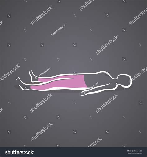 Yoga Poses Yoga Pants Corpse Pose Stock Vector (Royalty Free) 419227723 ...