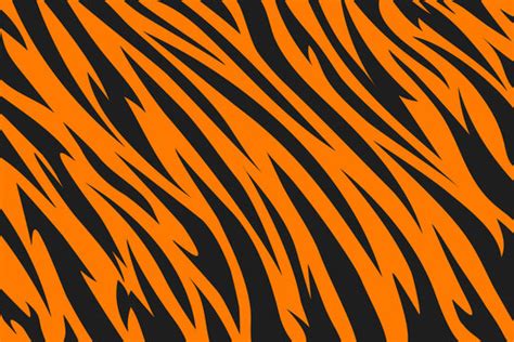 Tiger Stripe Background Clipart With A Large