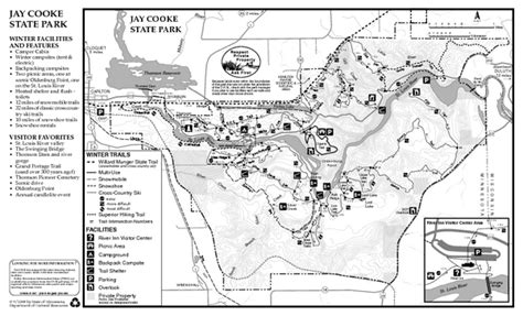 Jay Cooke State Park Winter Map - 780 Highway 210 Carlton MN • mappery