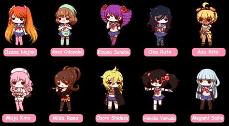 All characters of yandere simulator - jesmaple