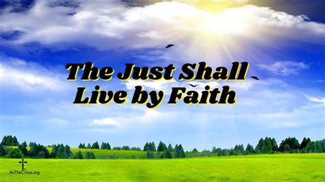 The Just Shall Live by Faith | Calvary Chapel At The Cross