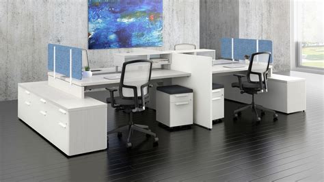 Modular Office Furniture - Modern Workstations, Cool Cubicles, Sit Stand Benching Systems