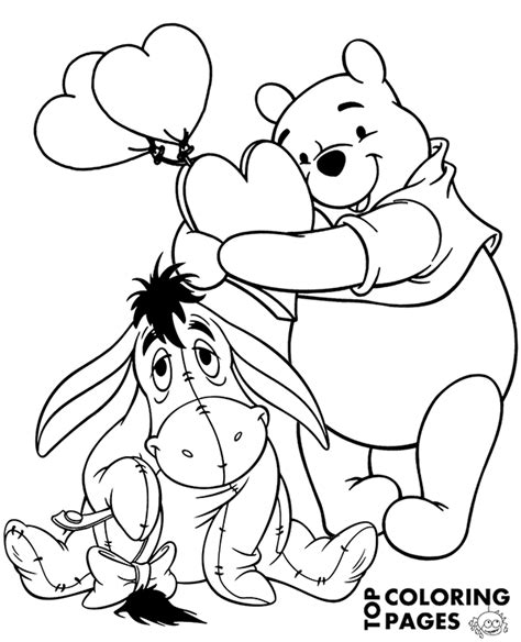 Eeyore Coloring Pages Easy Coloring Pages