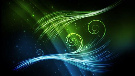 Cool Green And Blue Abstract Backgrounds