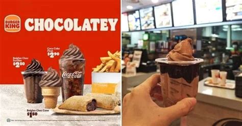 Burger King brings back Belgian chocolate ice cream along with coke float