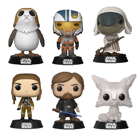 Funko POP! Star Wars Episode 8: The Last Jedi S2 - Vinyl Bobbles - SET OF 6 - Walmart.com