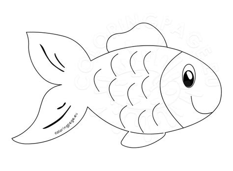 Cute Fish Clipart Outline 22 black outline see picture 2