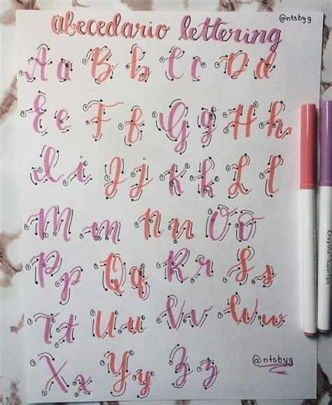 Letra Lettering Abecedario Mayuscula ~ Lettering Con Crayola: Alfabeto ...