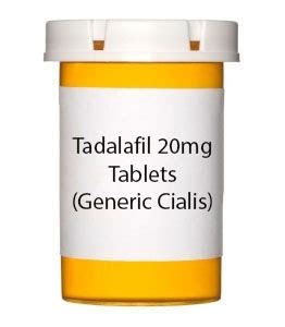 Tadalafil 20mg Tablets (Generic Cialis)