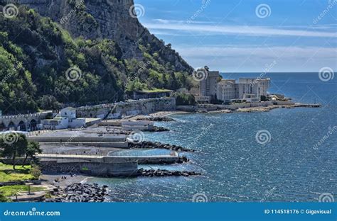 Beaches of Vico Equense, from Sorrento Peninsula Stock Photo - Image of relax, nature: 114518176