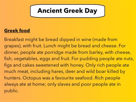 Ancient Greece Food Tasting Activity | Teaching Resources