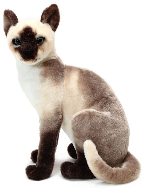 Super Cute Siamese Cat Stuffed Animal Soft Plush Kitty Huggable Kid Toy Gift 850000897038 | eBay