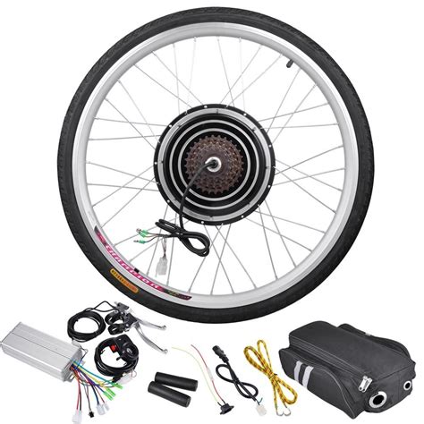 500 Watt 26 Inch Rear Wheel Electric Bicycle Motor Kit 36v