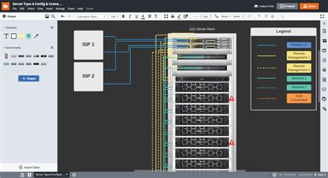 Rack Diagram Software - Server Rack Designer | Lucidchart