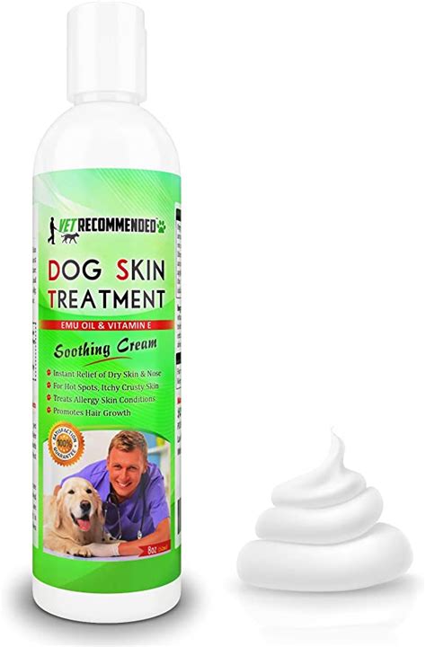 Amazon.com : Vet Recommended Dog Dry Skin Cream & Moisturizer - Helps Dog Hair Loss Regrowth ...