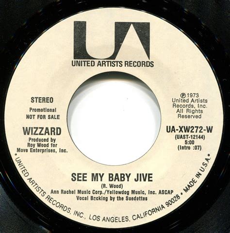 Wizzard - See My Baby Jive (1973, Vinyl) | Discogs