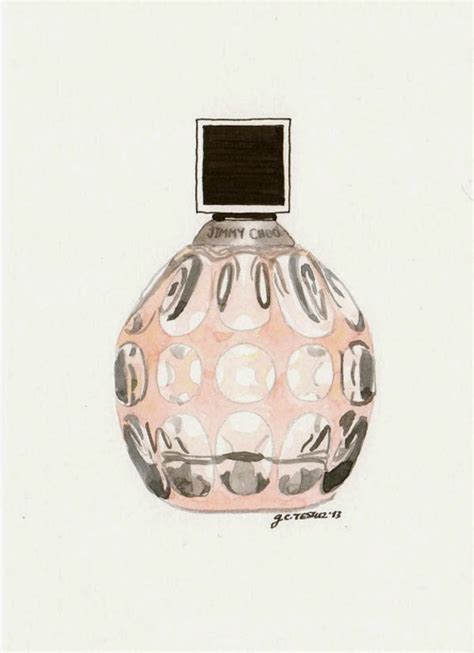 15 Watercolor Perfume Bottle Painting and Illustration Ideas - Jayce-o-Yesta