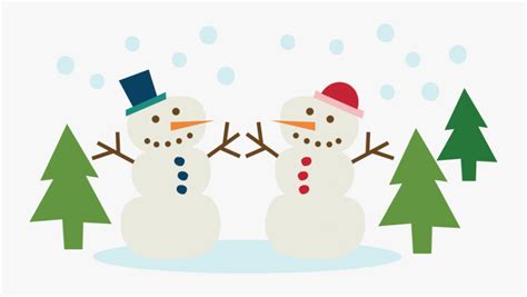 Clipart Snowman Couple - Couple Snow Man , Free Transparent Clipart - ClipartKey