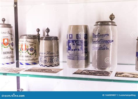 Expositions at the Museum of the Oktoberfest Festival Mugs, Bottles History of Celebration ...