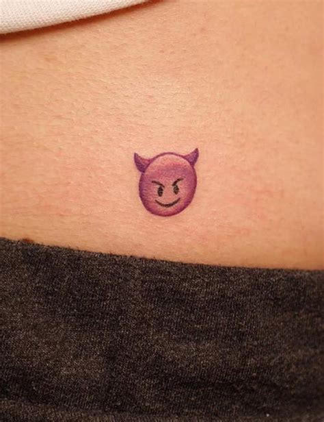 19+ Demon Emoji Tattoo - PembePhaimie