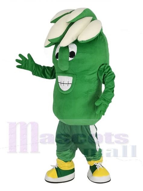 Funny Green Wave Mascot Costume