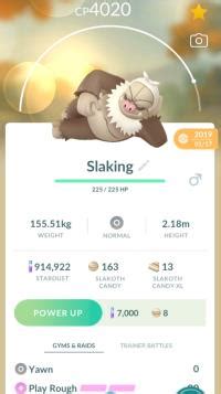 HIGH CP SLAKING ||| Vigoroth Evolution - Pokemon Go Services | ID 202610927 | PlayerAuctions