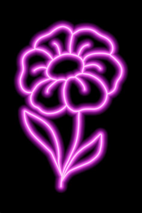 Neon Pink Flowers