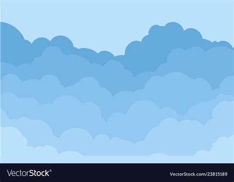 Background with clouds Royalty Free Vector Image