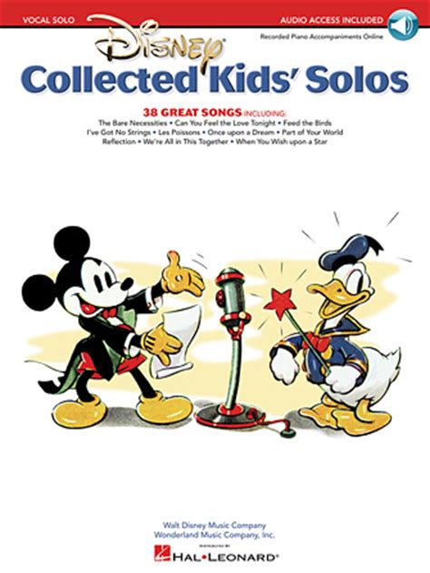 Disney Collected Kids' Solos - With companion recorded accompaniments online (Sheet Music) Vocal ...