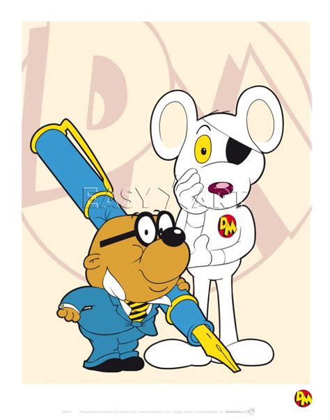 Penfold & Danger Mouse Art Print by Brian Cosgrove Easyart.com | 80s cartoons, Kid character ...