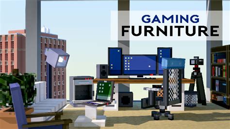 Gaming Furniture by Nitric Concepts (Minecraft Marketplace Map) - Minecraft Bedrock Marketplace ...