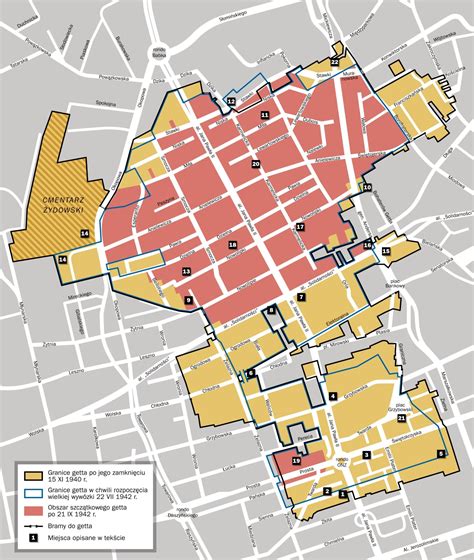 Map of the Warsaw Ghetto (1940-1943) - Where 75 years ago the Warsaw Ghetto Uprising started ...