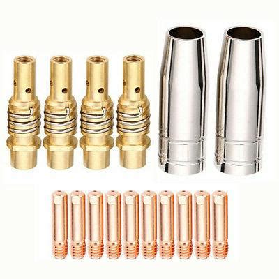 11pcs/Set Mig Welding Accessory Nozzles Welder Torch Tip