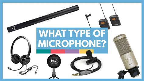 Choosing a Microphone for Video - Video School