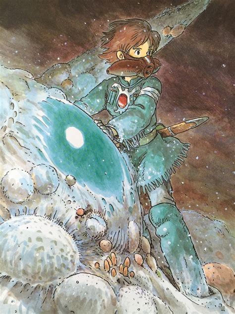 The Art Of Nausicaä Of The Valley Of The Wind - Watercolor Impressions - Hayao Miyazaki ...