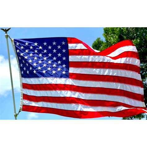 Collectibles & Art NEW Patriotic American Flag 3x5 ft Outdoor Heavy Duty Nylon US Flag Made in ...