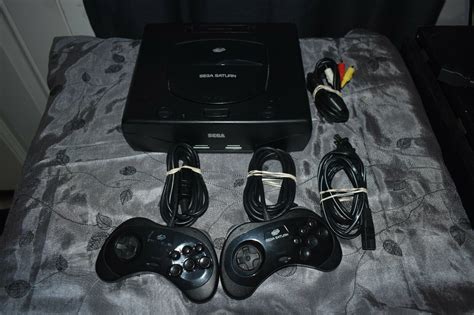 Sega Saturn Console w/ 2 Controllers & Cables USA Console - iCommerce ...