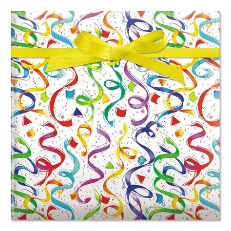 Current Happy Birthday Confetti Jumbo Roll Heavyweight Gift Wrap Paper ...